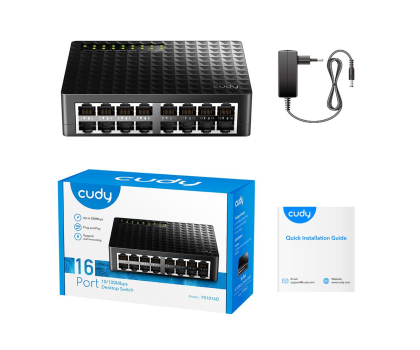 Switch Cudy 16p FS1016D (16x10/100Mbit)